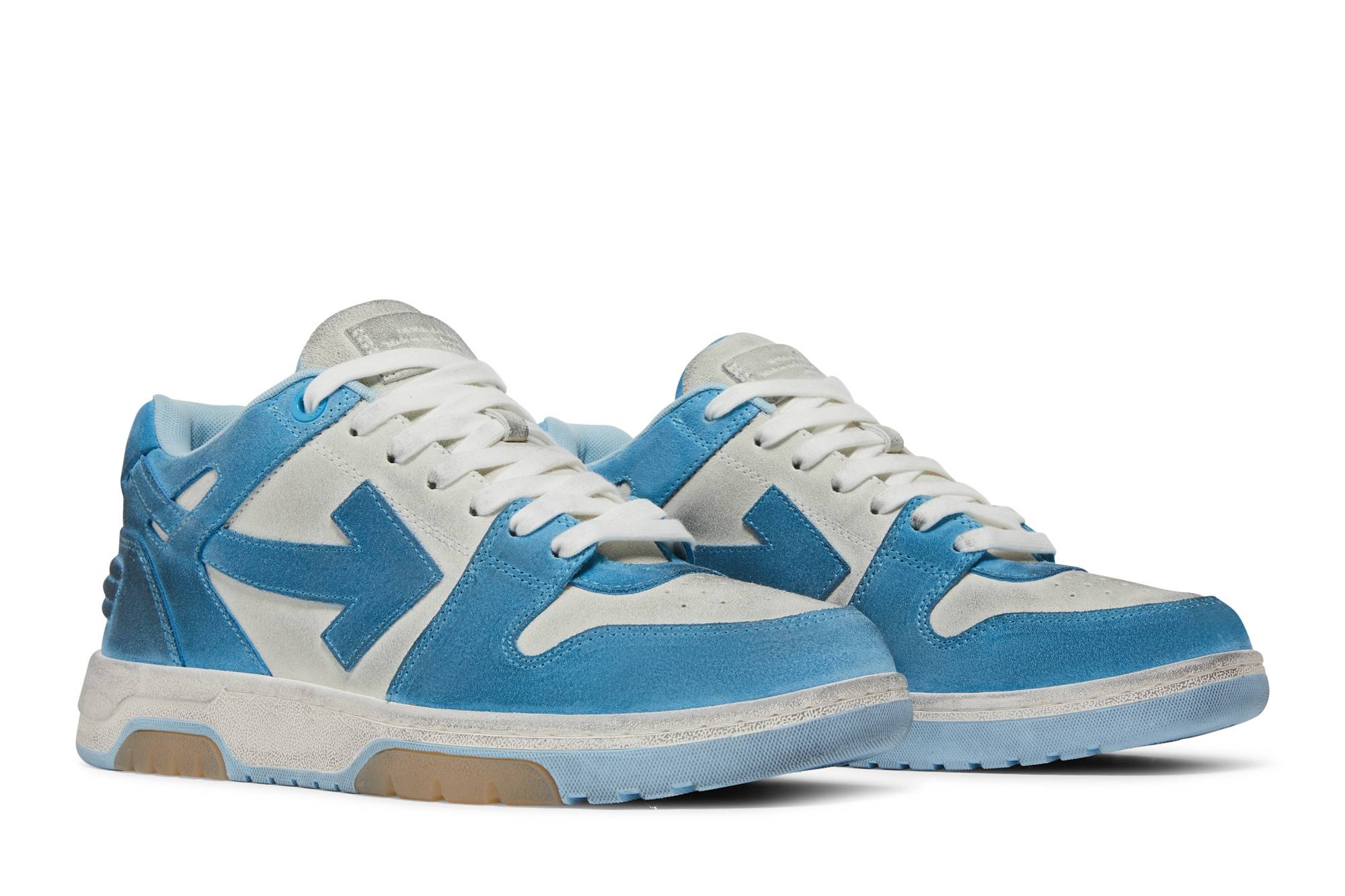 Off-White Out of Office 'White Light Blue Suede' - 8