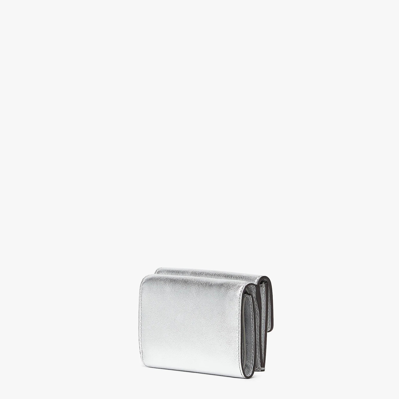 Silver leather wallet - 2