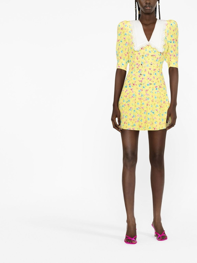 Alessandra Rich floral-print mini dress outlook