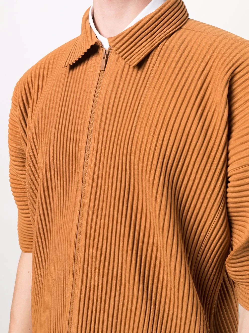 pleated polo shirt - 5