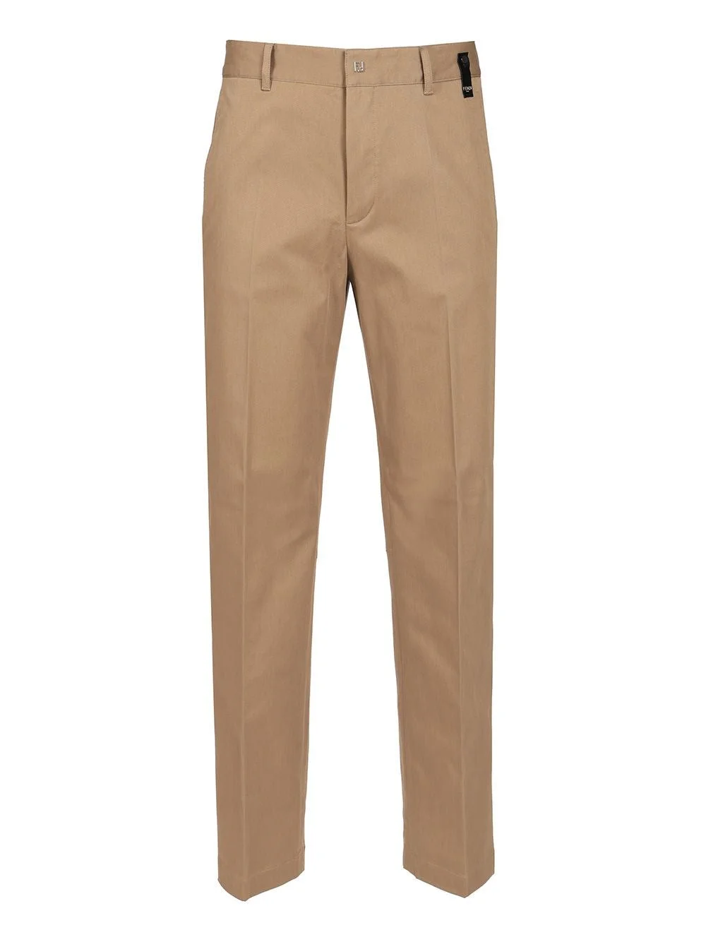 Fendi Men Gabardine Cigarette Trousers - 1