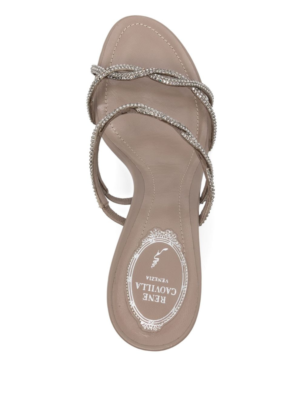 90mm crystal-embellished sandals - 4