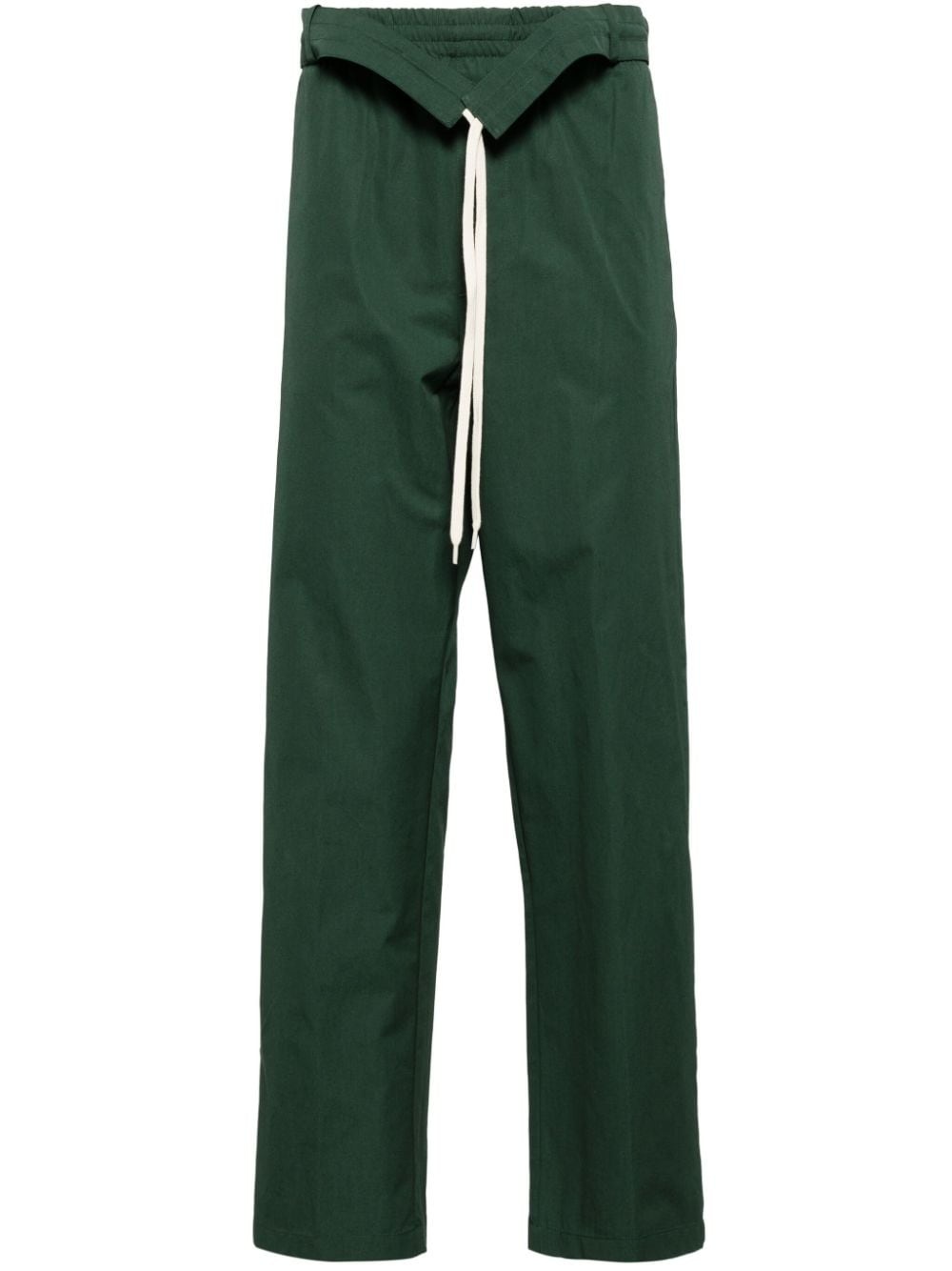 cotton tapered trousers - 1