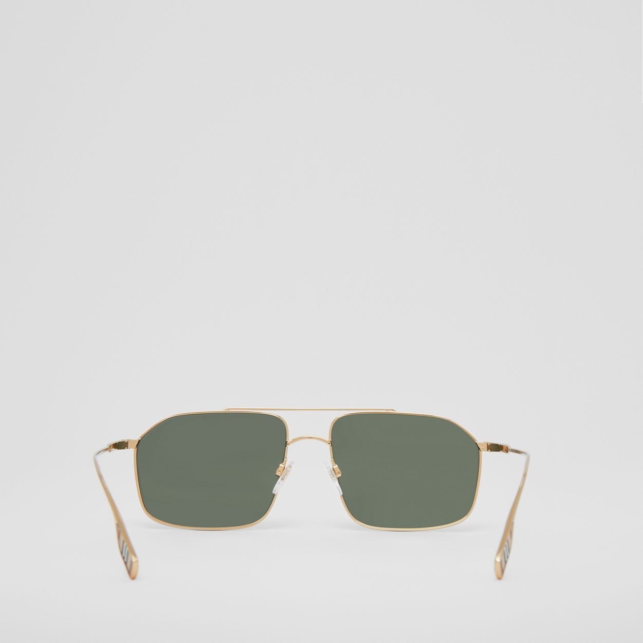 Icon Stripe Detail Navigator Sunglasses - 6