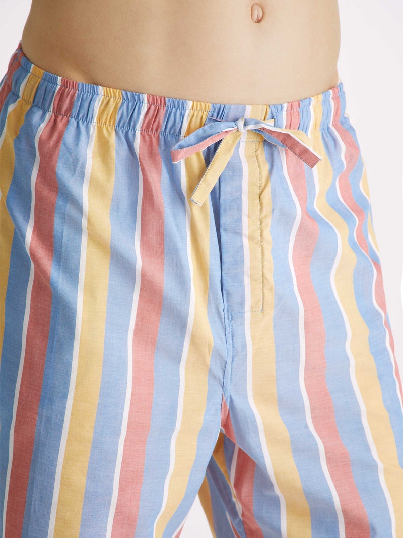 Men's Lounge Shorts Amalfi 19 Cotton Batiste Multi - 2