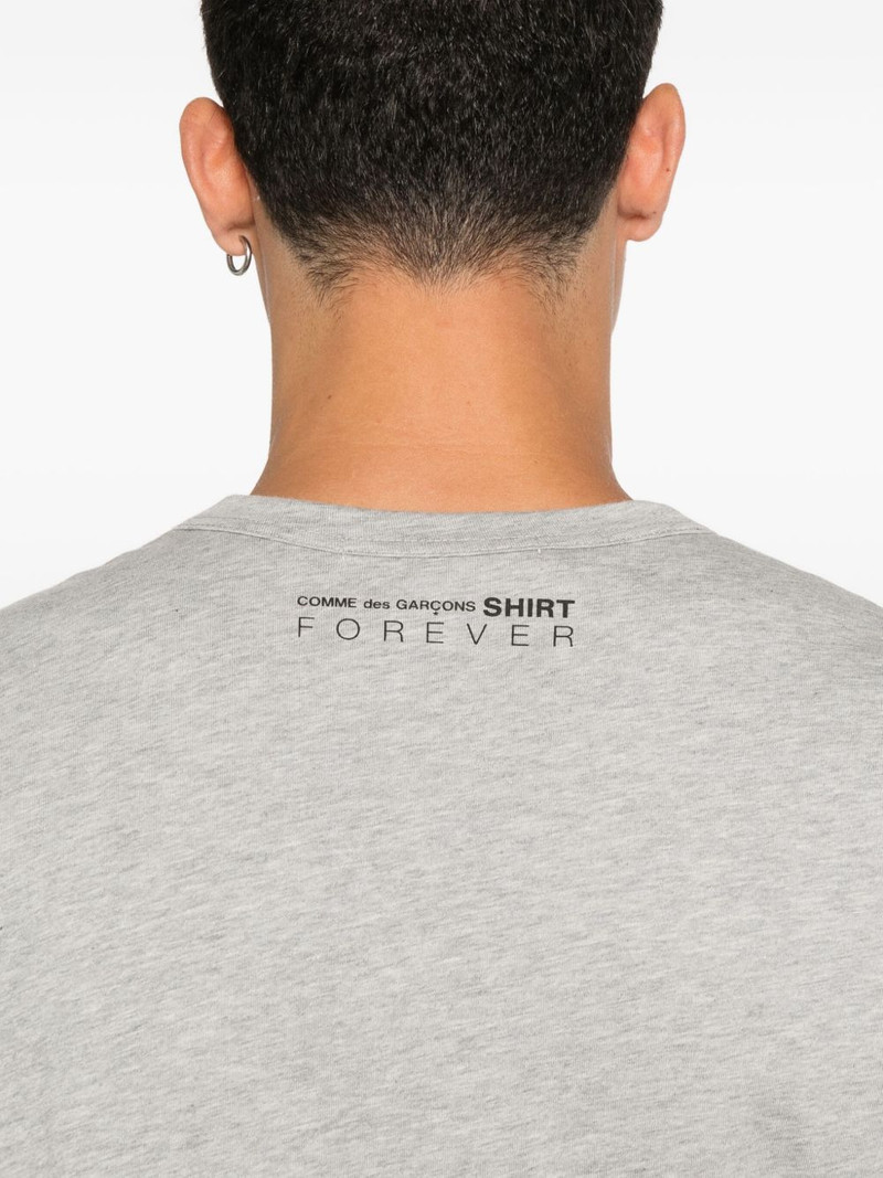 mélange-effect T-Shirt 5