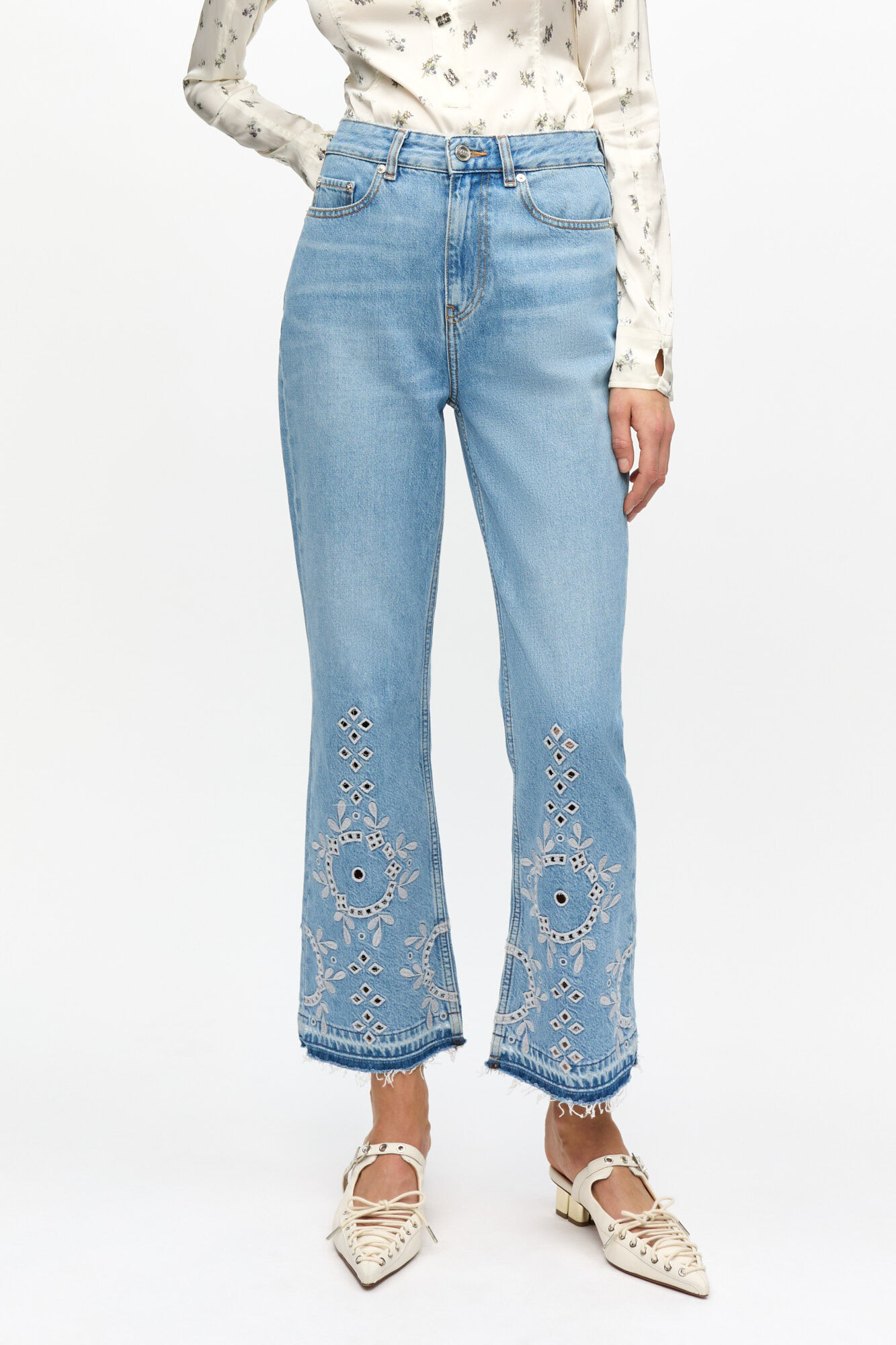 BRODERIE ANGLAISE BETZY JEANS - 3