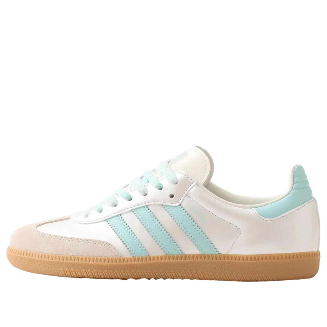(WMNS) adidas Samba 'Off White Semi Flash Aqua' KJ4304 - 1