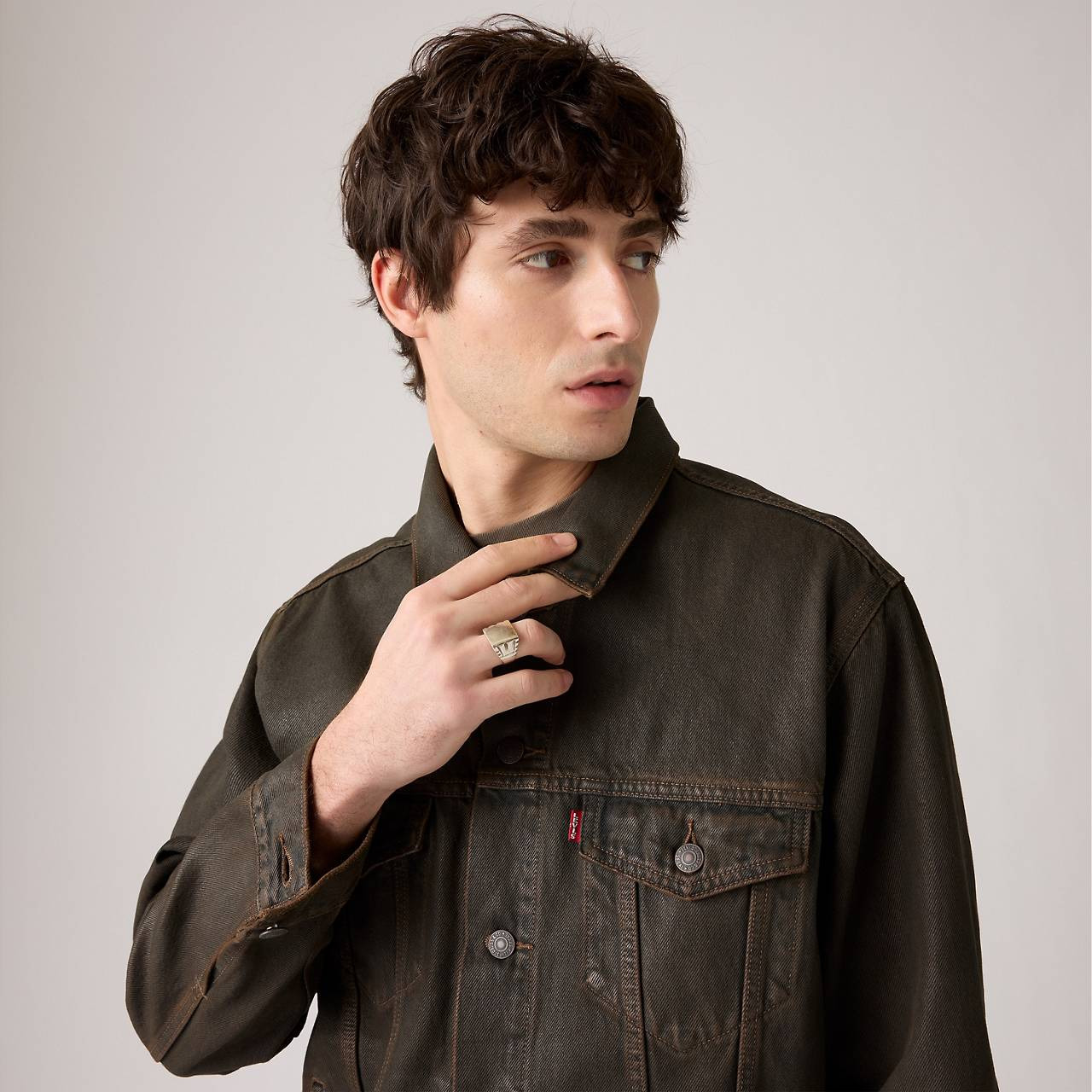 RELAXED FIT TRUCKER JACKET - 5
