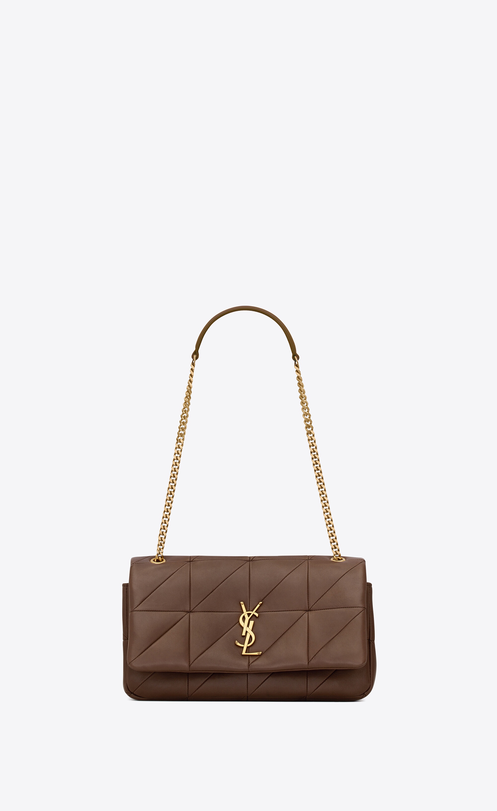 jamie medium chain bag "carré rive gauche" in lambskin - 1