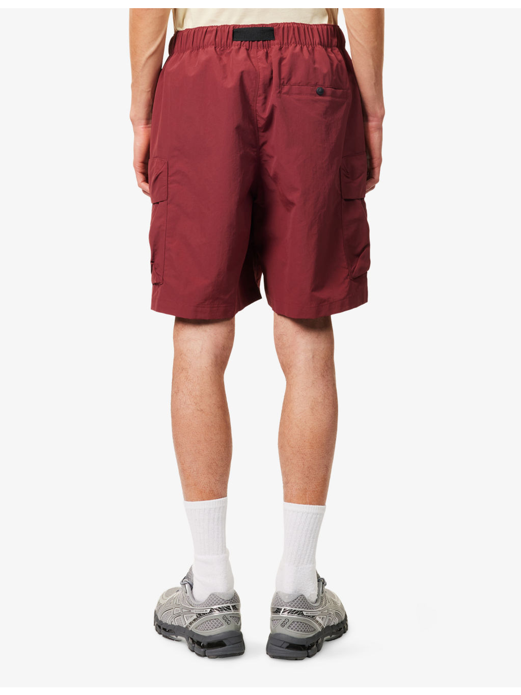 Patch-Pocket Relaxed-Fit Woven Cargo Short - 4