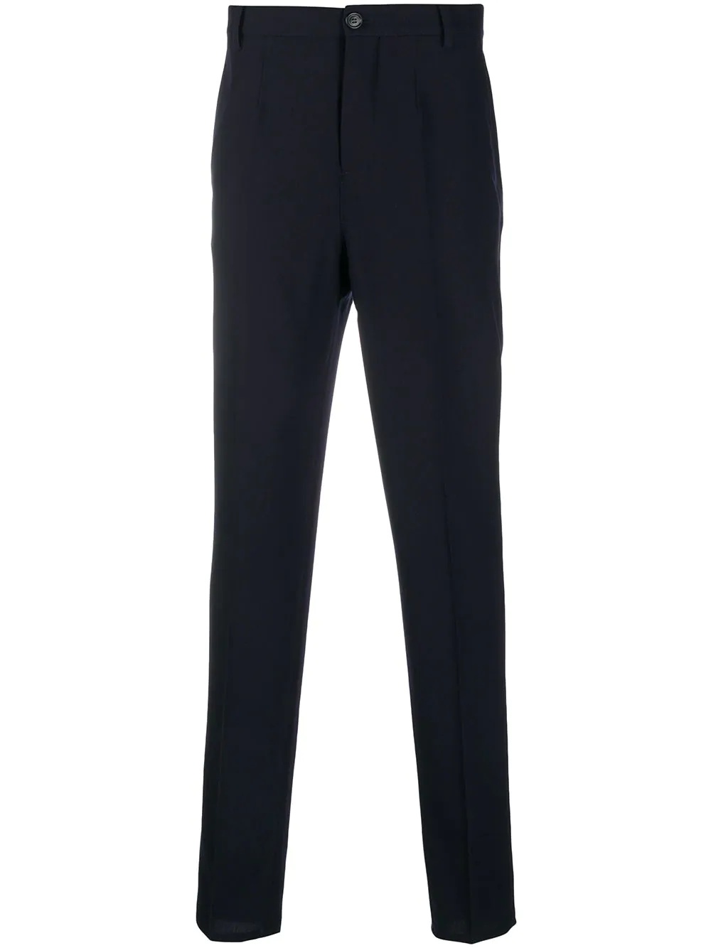 tapered wool trousers - 1