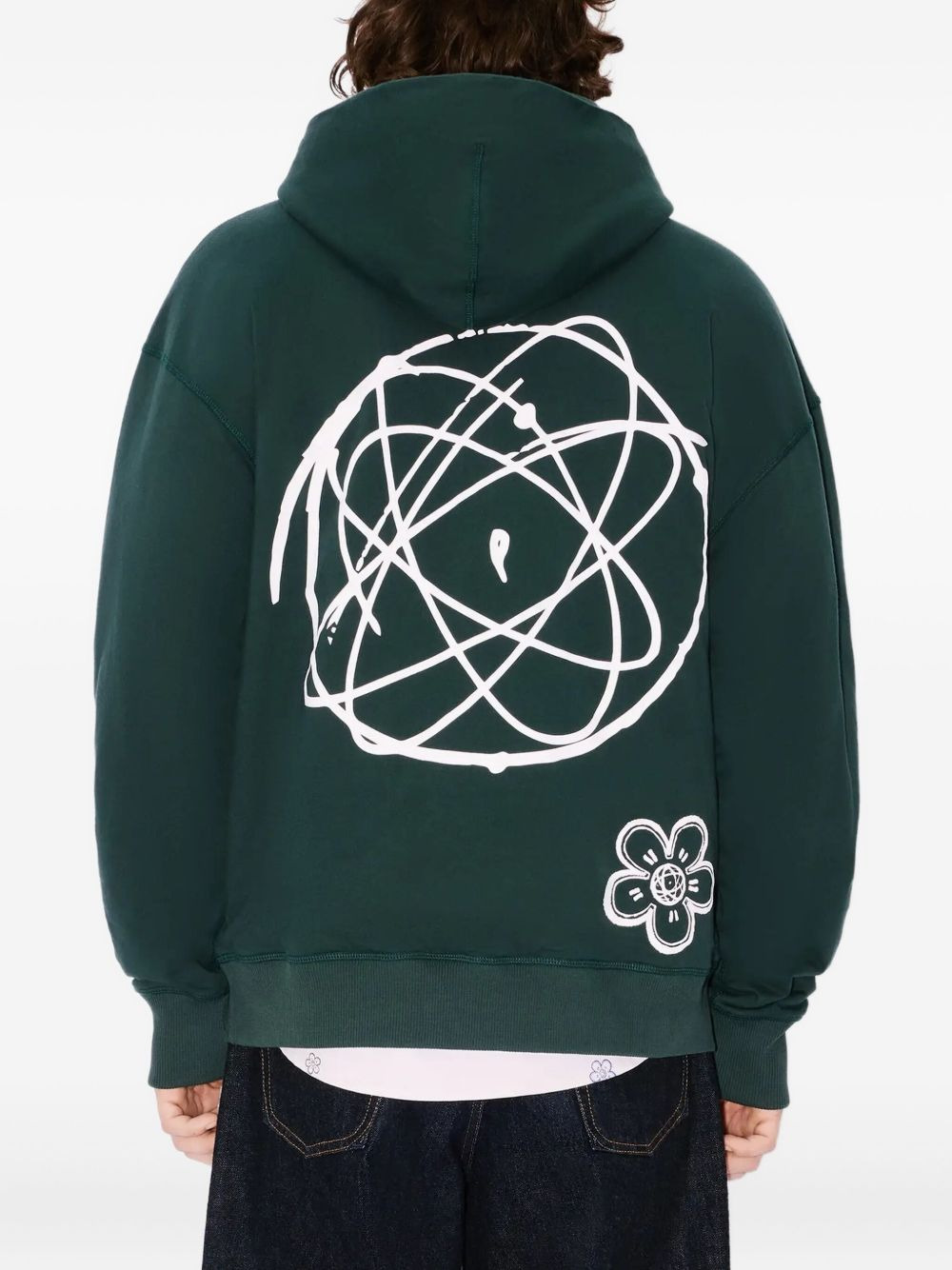 X FUTURA 2000 ATOM-FLOWER PRINT HOODIE - 4