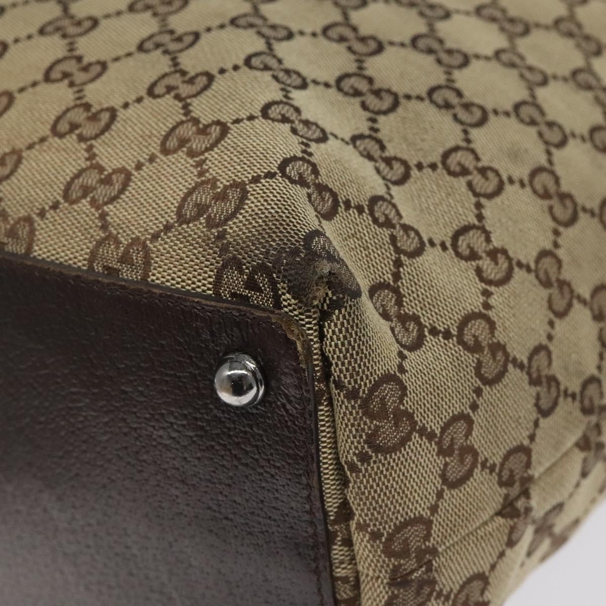 GUCCI GG Canvas Tote Bag Beige - 14