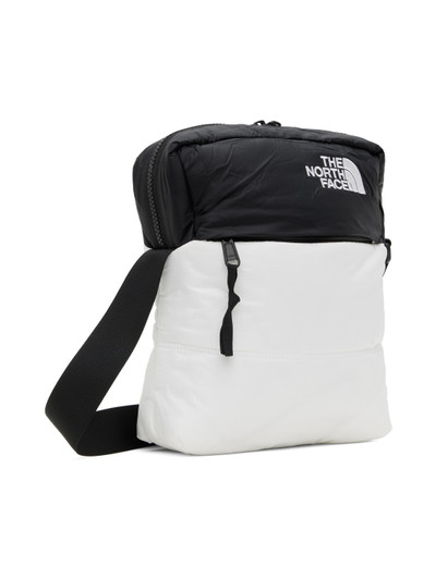 The North Face Black & White Nuptse Bag outlook