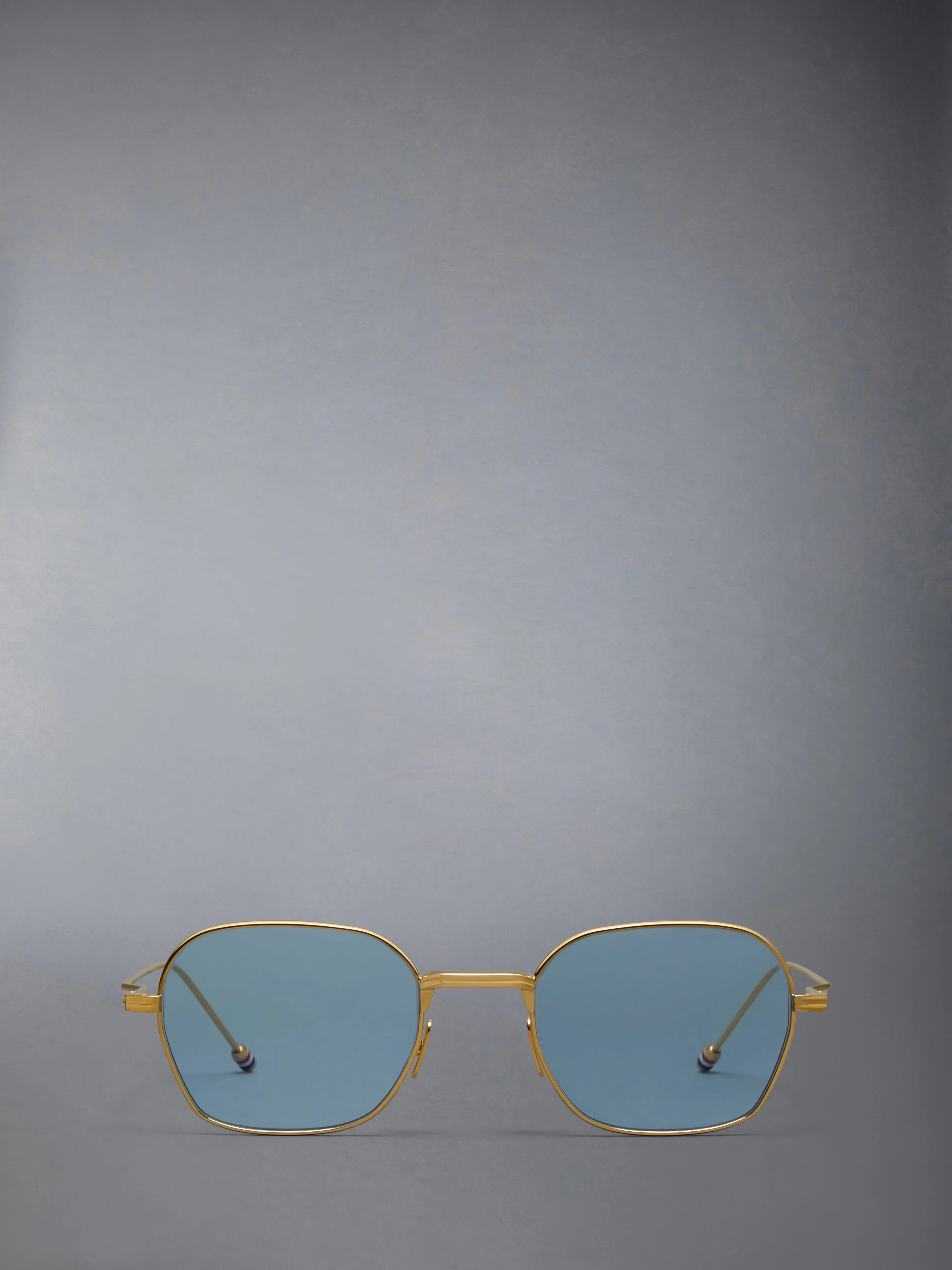 TITANIUM RECTANGULAR SUNGLASSES - 1