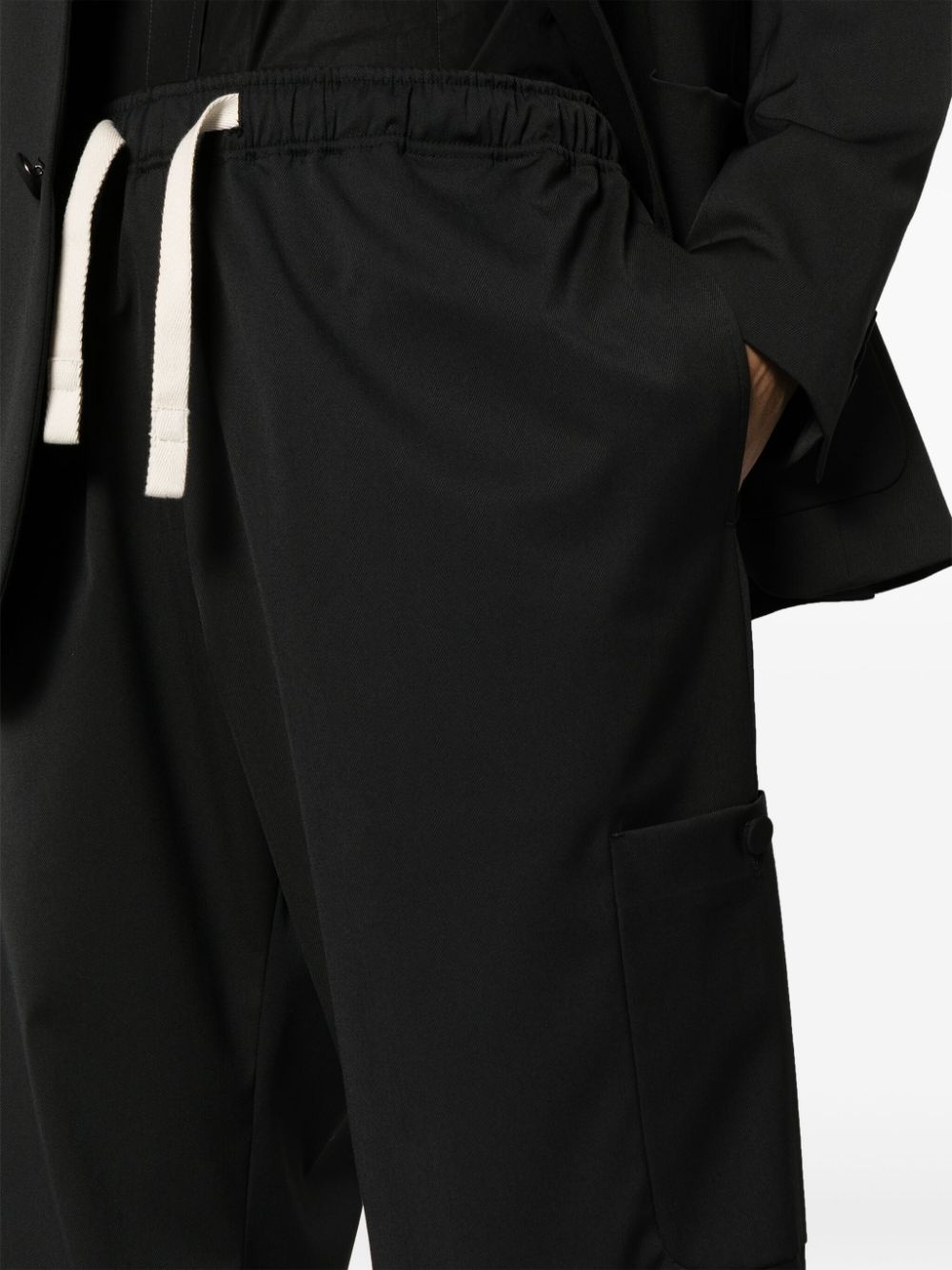 Palm Angels Monogram Loose Pants Black - 2