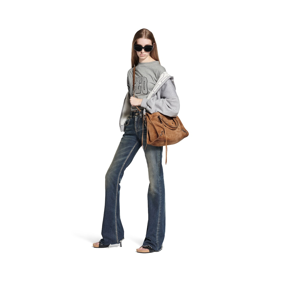 Women's Le City Bag Medium in Camel - 8