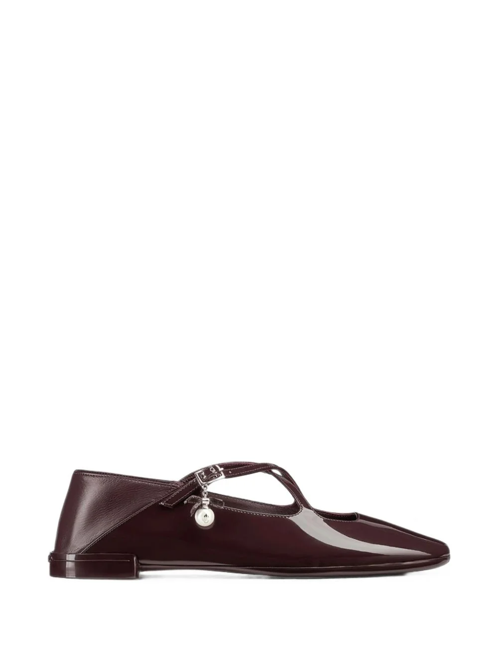 Eleri crossover-strap flat pumps - 1