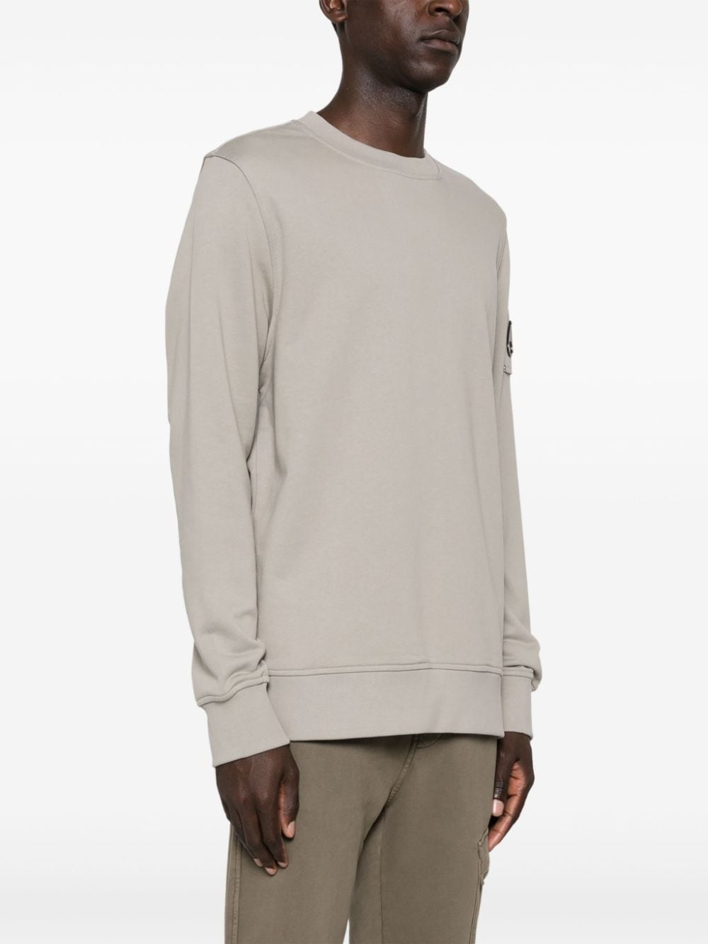 logo-plaque sweatshirt - 3