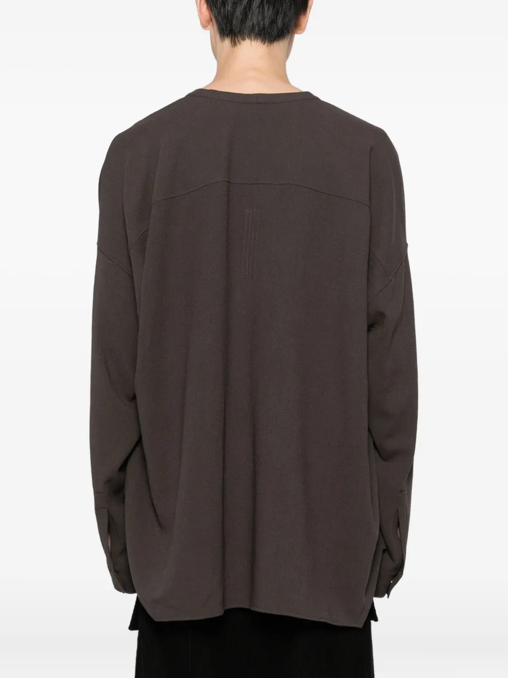 RICK OWENS - Men Wool Lido Larry Shirt - 3