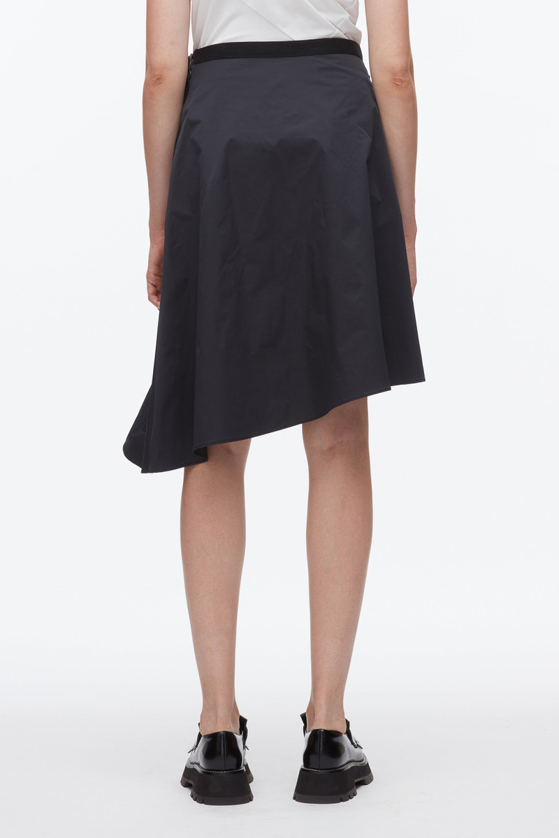 Ripstop Asymmetric Skirt with Ruching 5