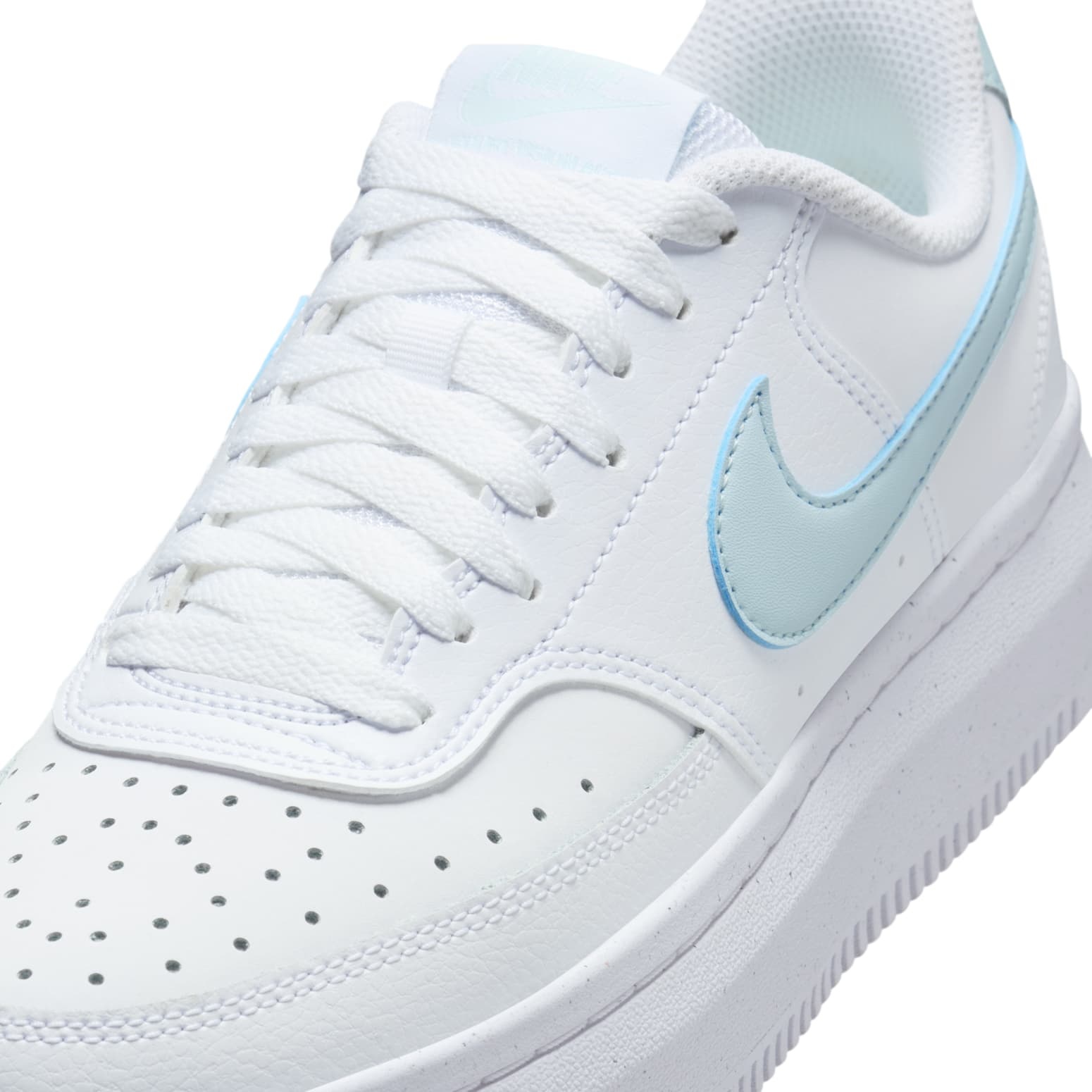 (WMNS) Nike Court Vision Alta 'White Glacier Blue' DZ5394-101 - 7