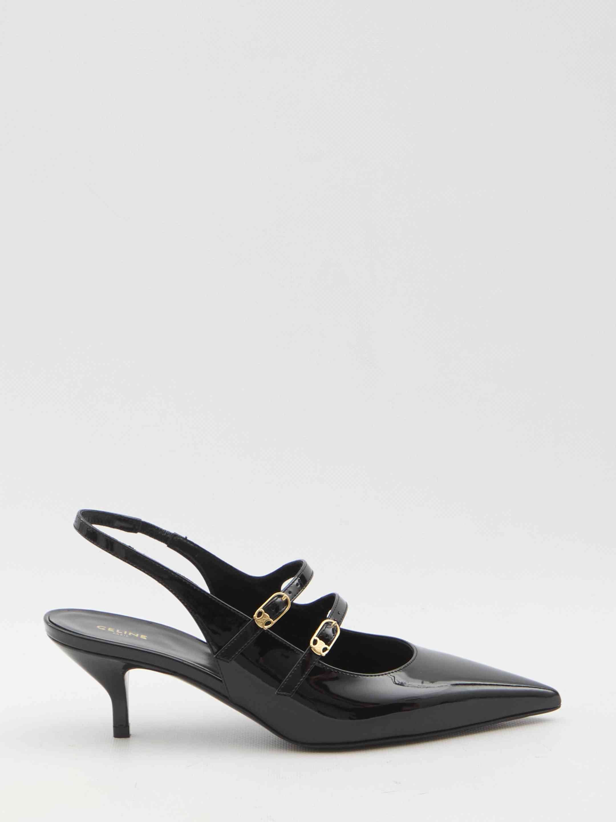 Celine Women Mary Jane Slingback Pumps - 1
