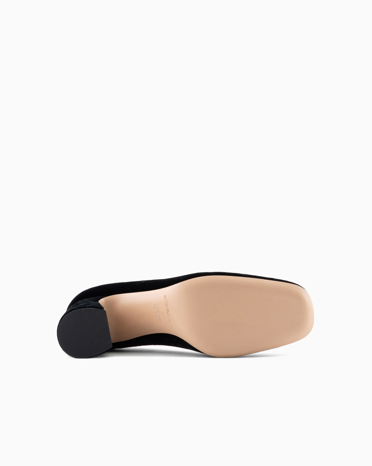 Textured velvet court shoes - 6
