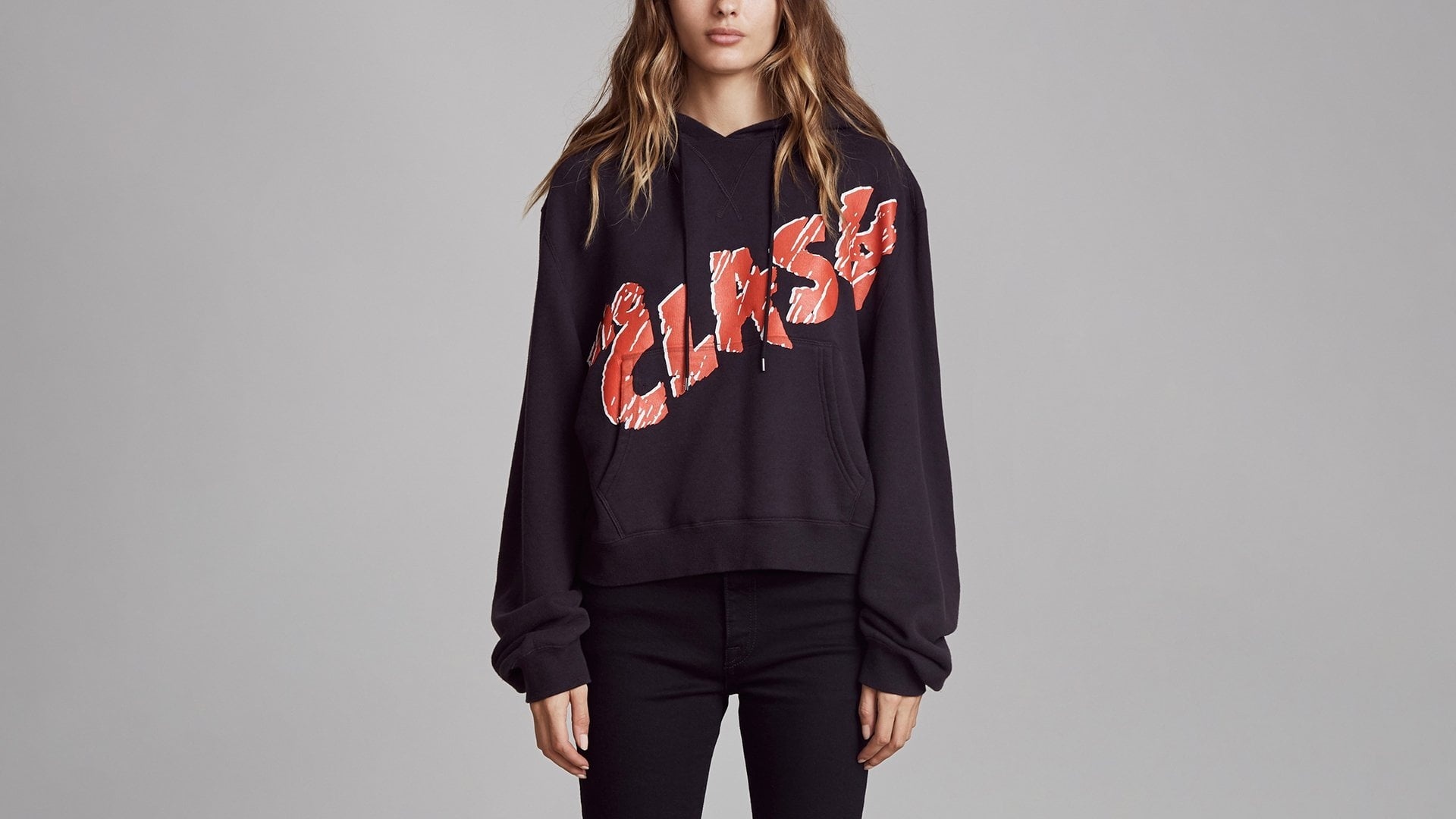 Clash Cropped Hoodie | R13 - 4