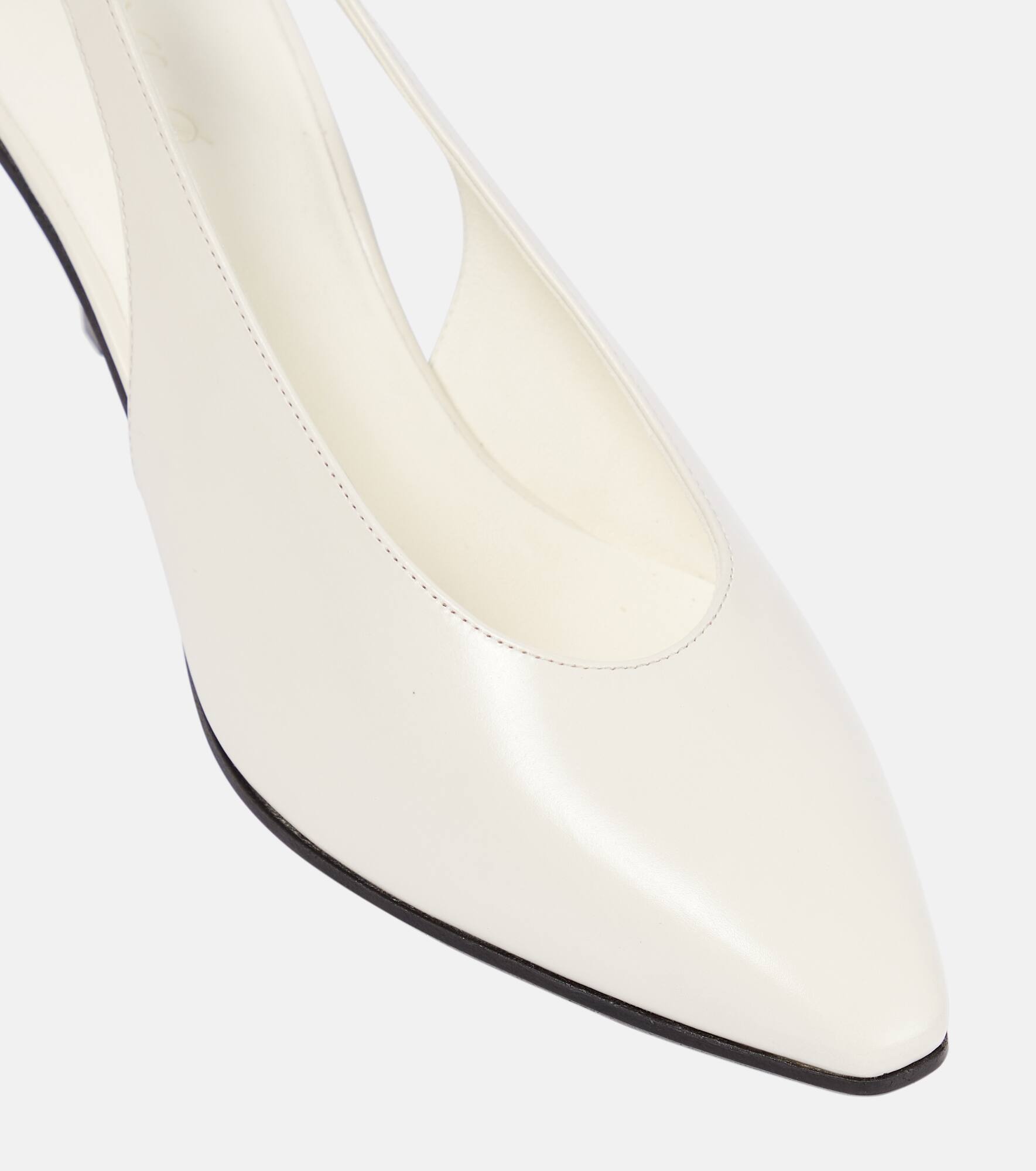 Rebecca leather slingback pumps - 6