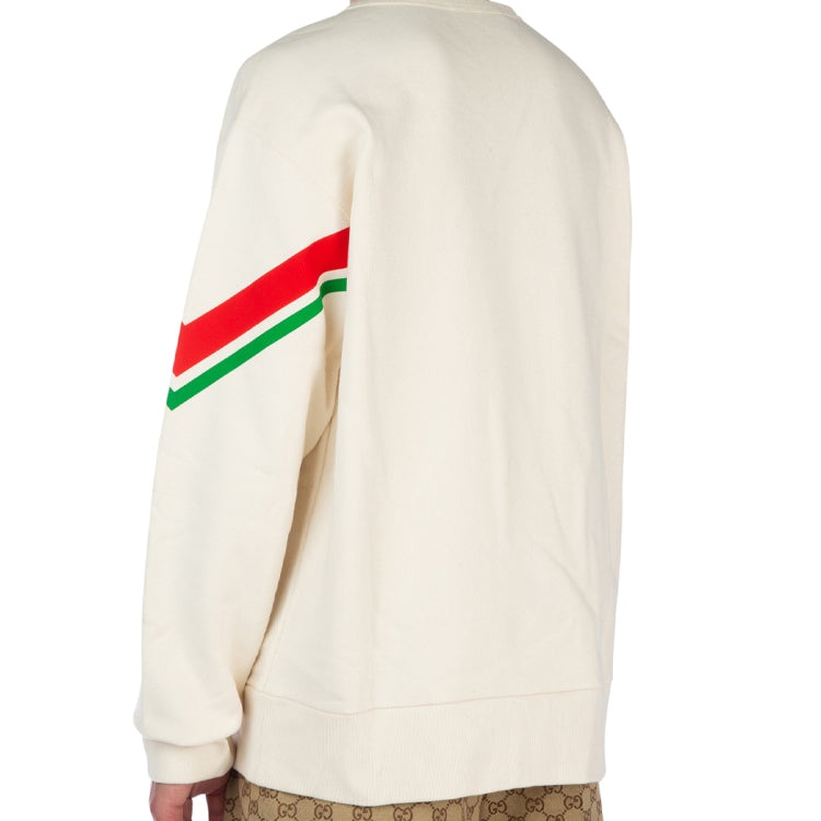 Gucci Striped Printed Pullover Long Sleeve 'White' 475532-XJBCM-9230 - 4
