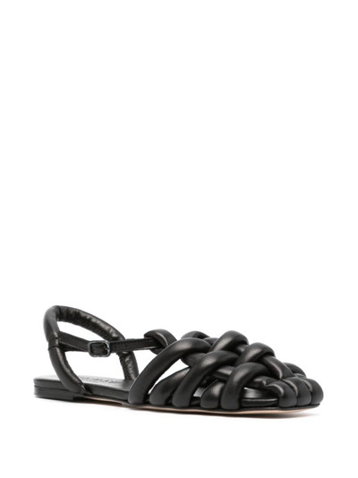 HEREU Cabersa pebbled leather sandals outlook