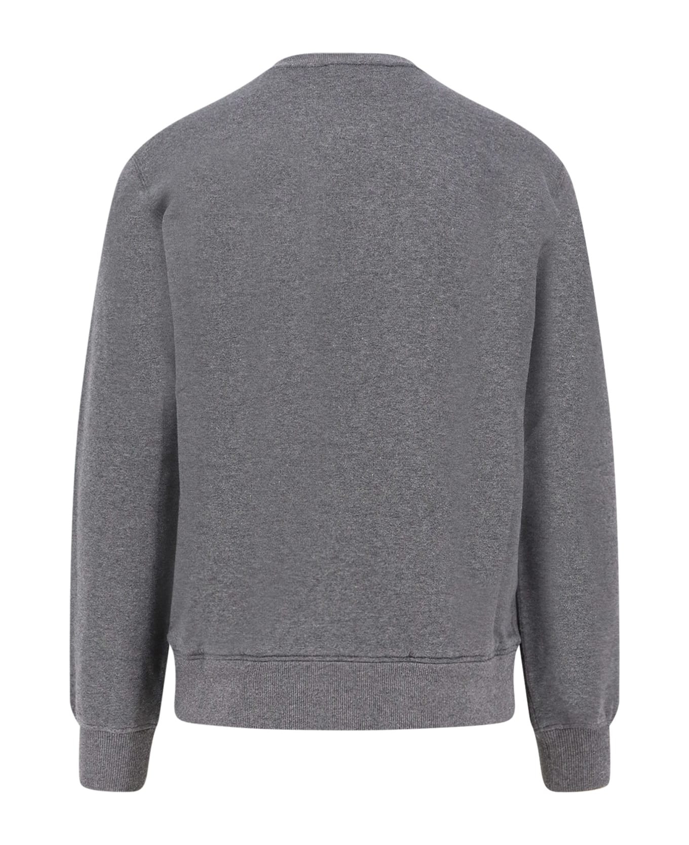 Cotton Sweatshirt With Logo Patch - 2