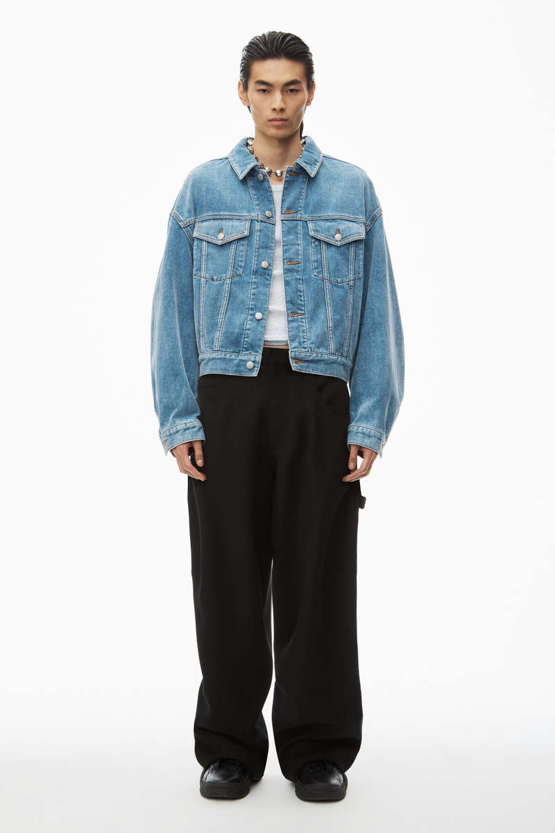 Alexander Wang engineered carpenter pants in wool outlook