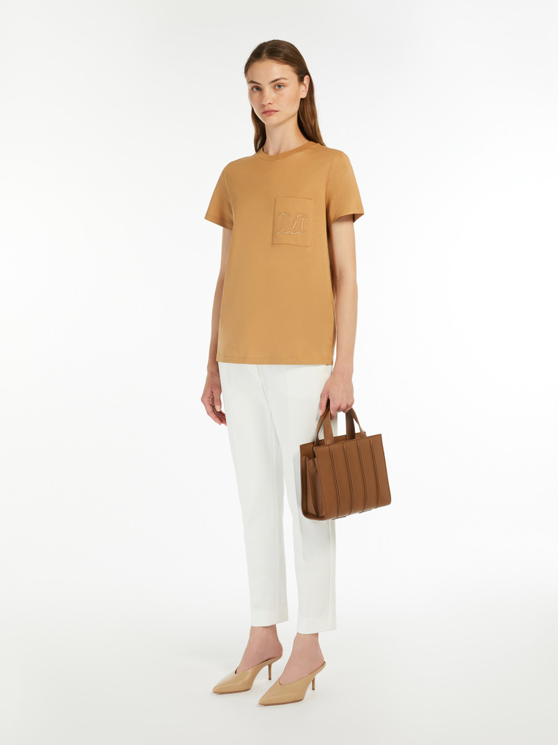 Max Mara PAPAIA Cotton jersey T-shirt outlook