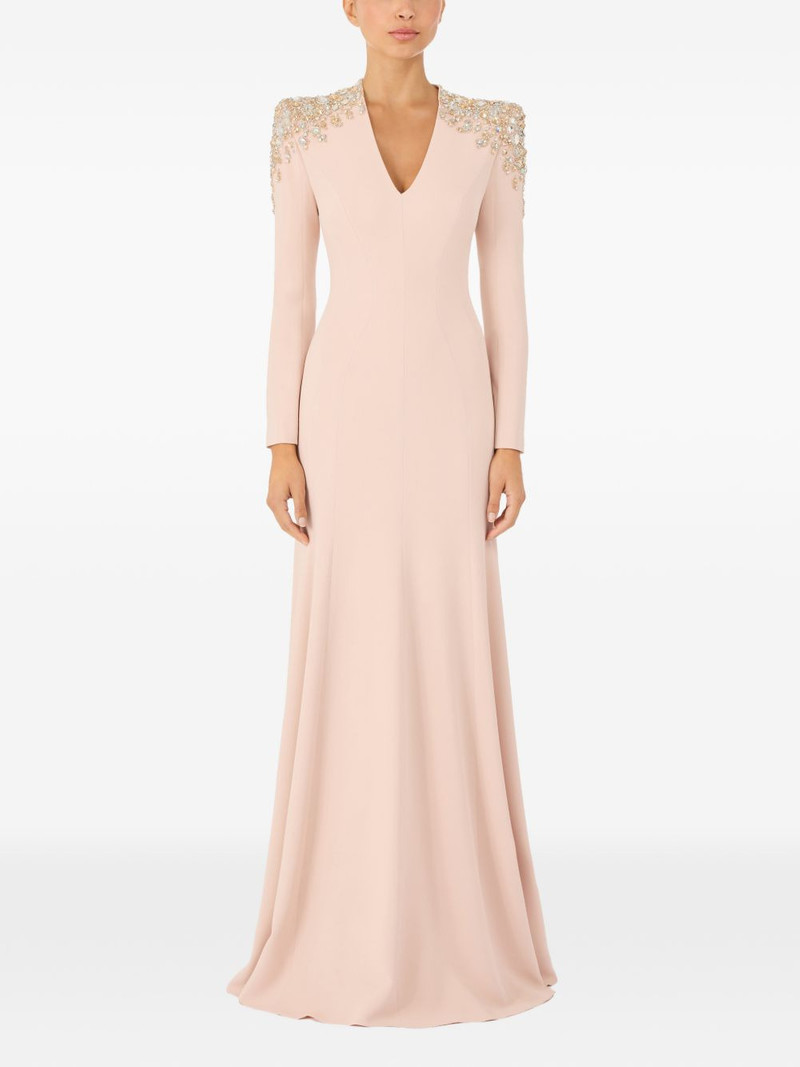 JENNY PACKHAM Nila beaded V-neck maxi dress outlook