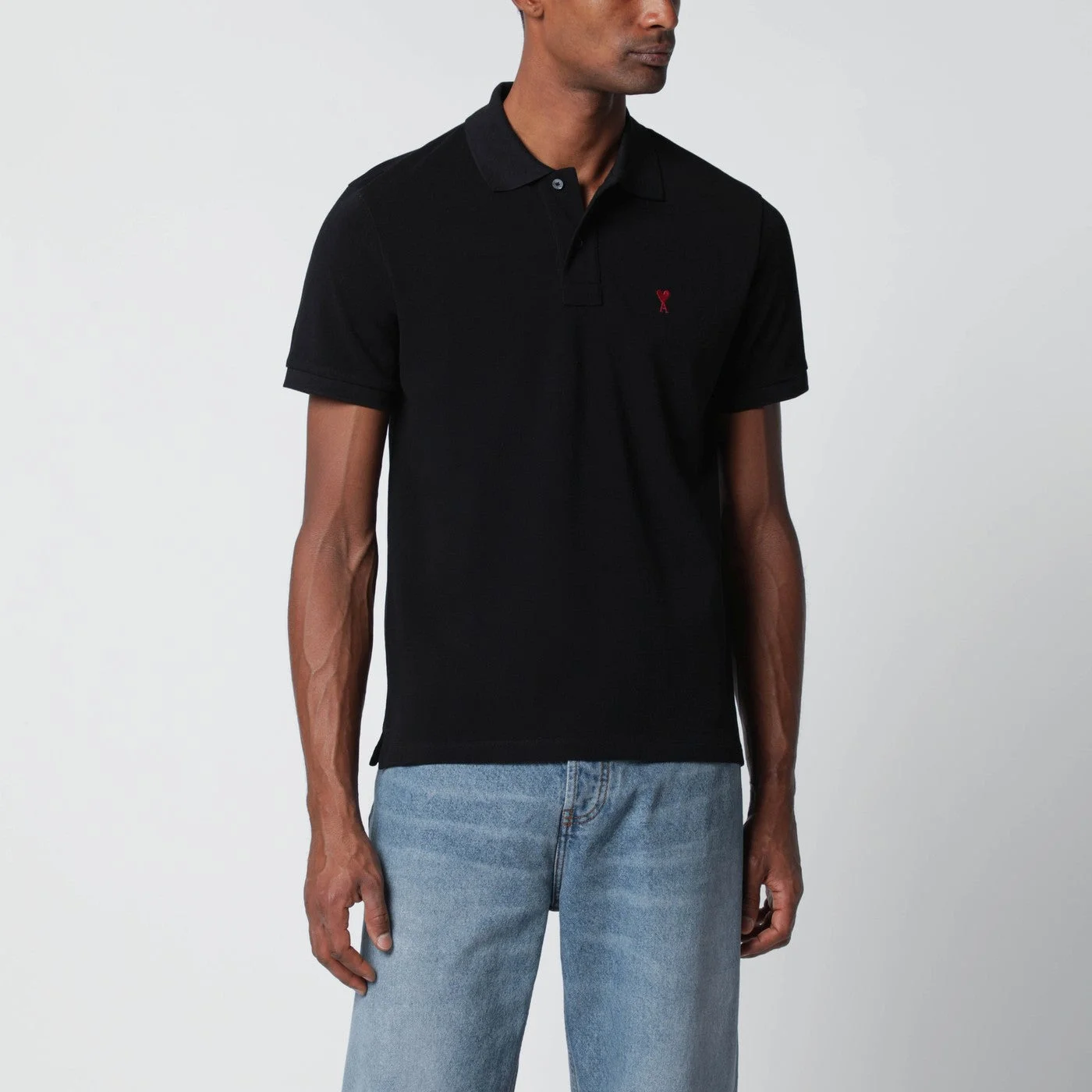 Ami De Coeur black polo shirt - 1