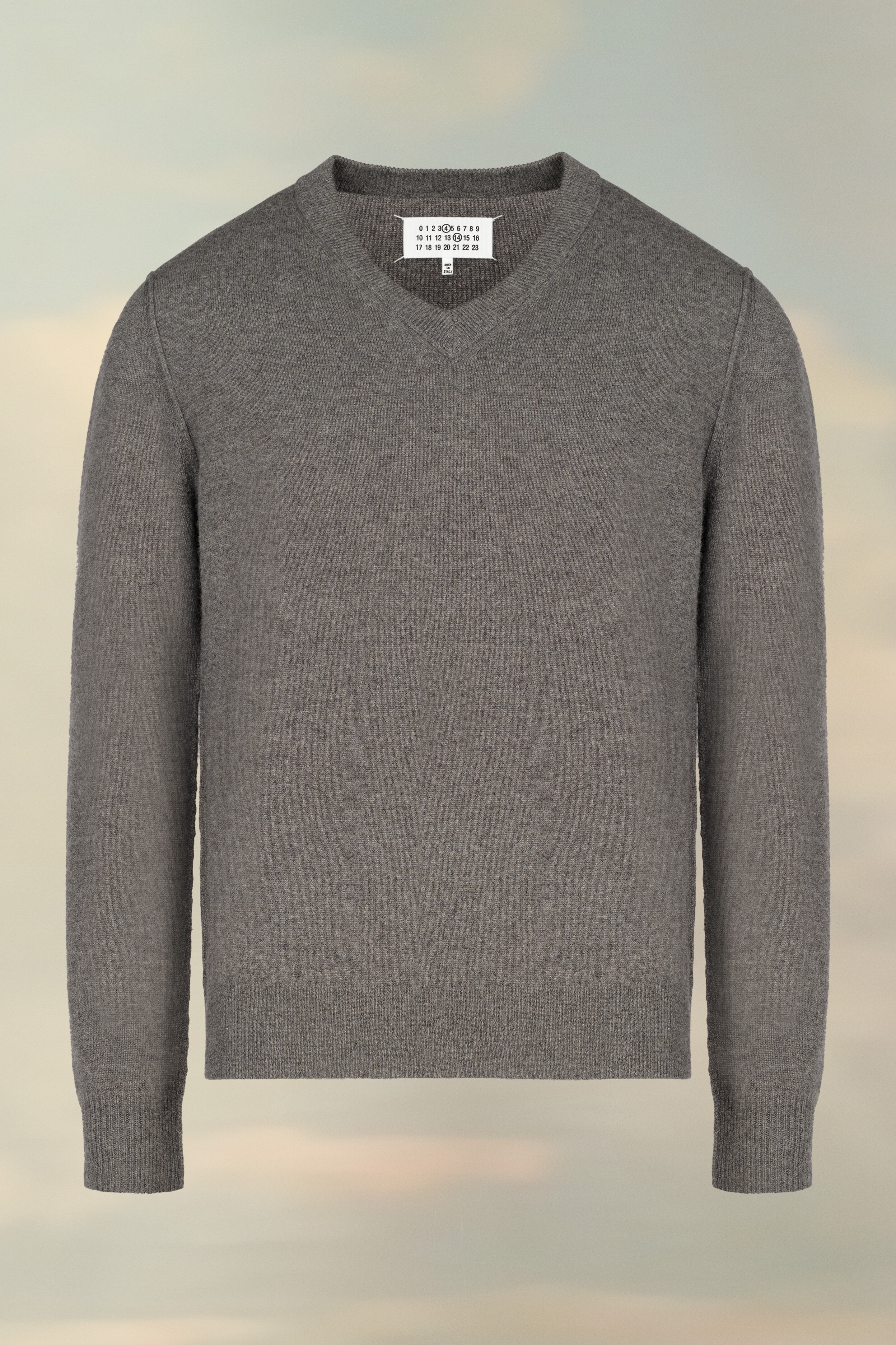 V-Neck Cashmere Sweater - 1