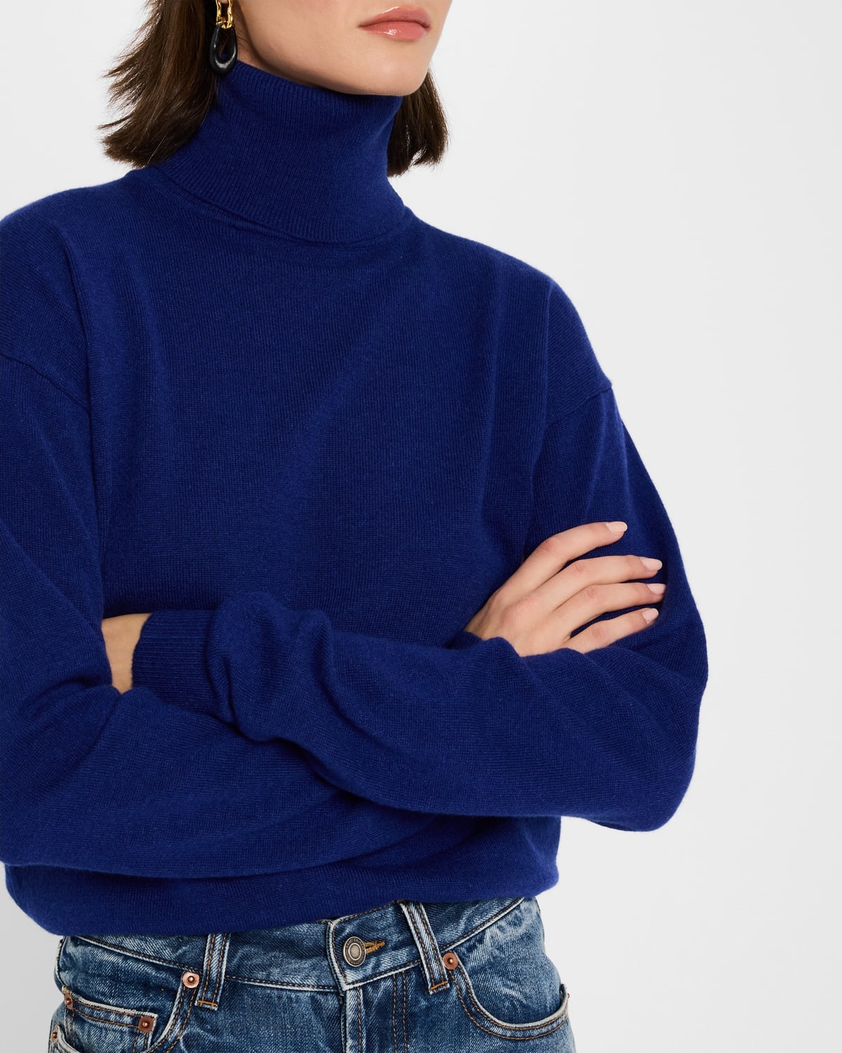 Turtleneck Cashmere Sweater - 5