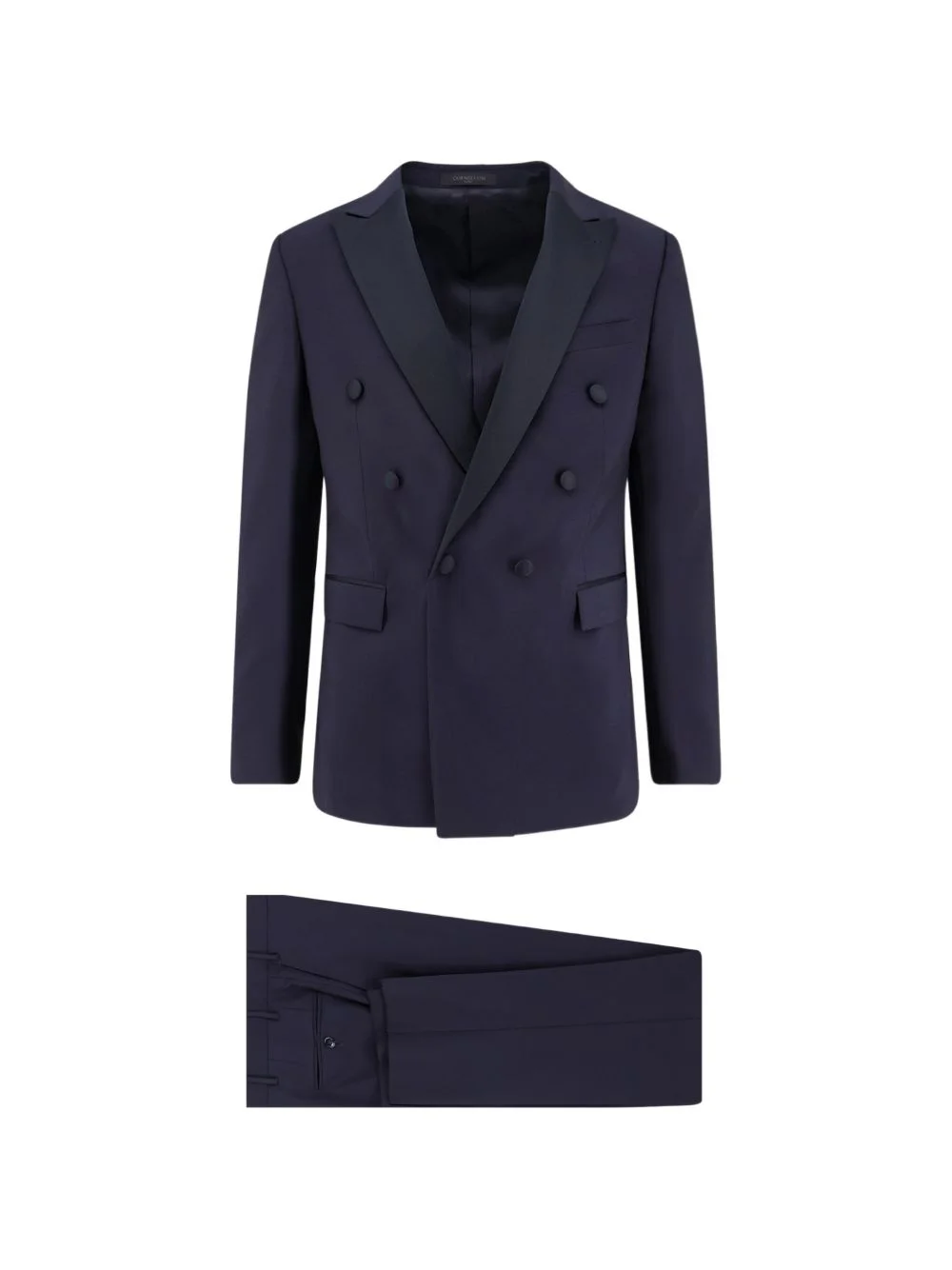 double-breasted peak lapel blazer - 1