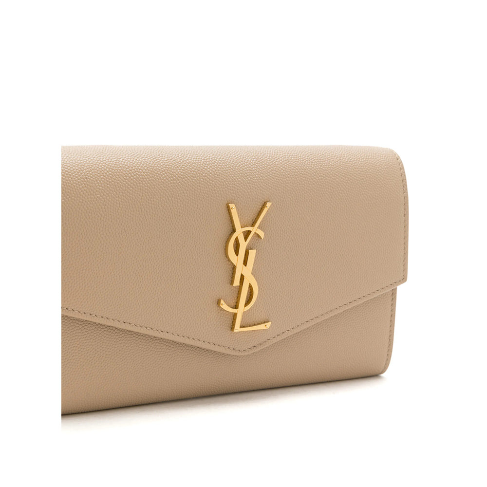 Saint Laurent Neutrals Clutch Bags Women - 4