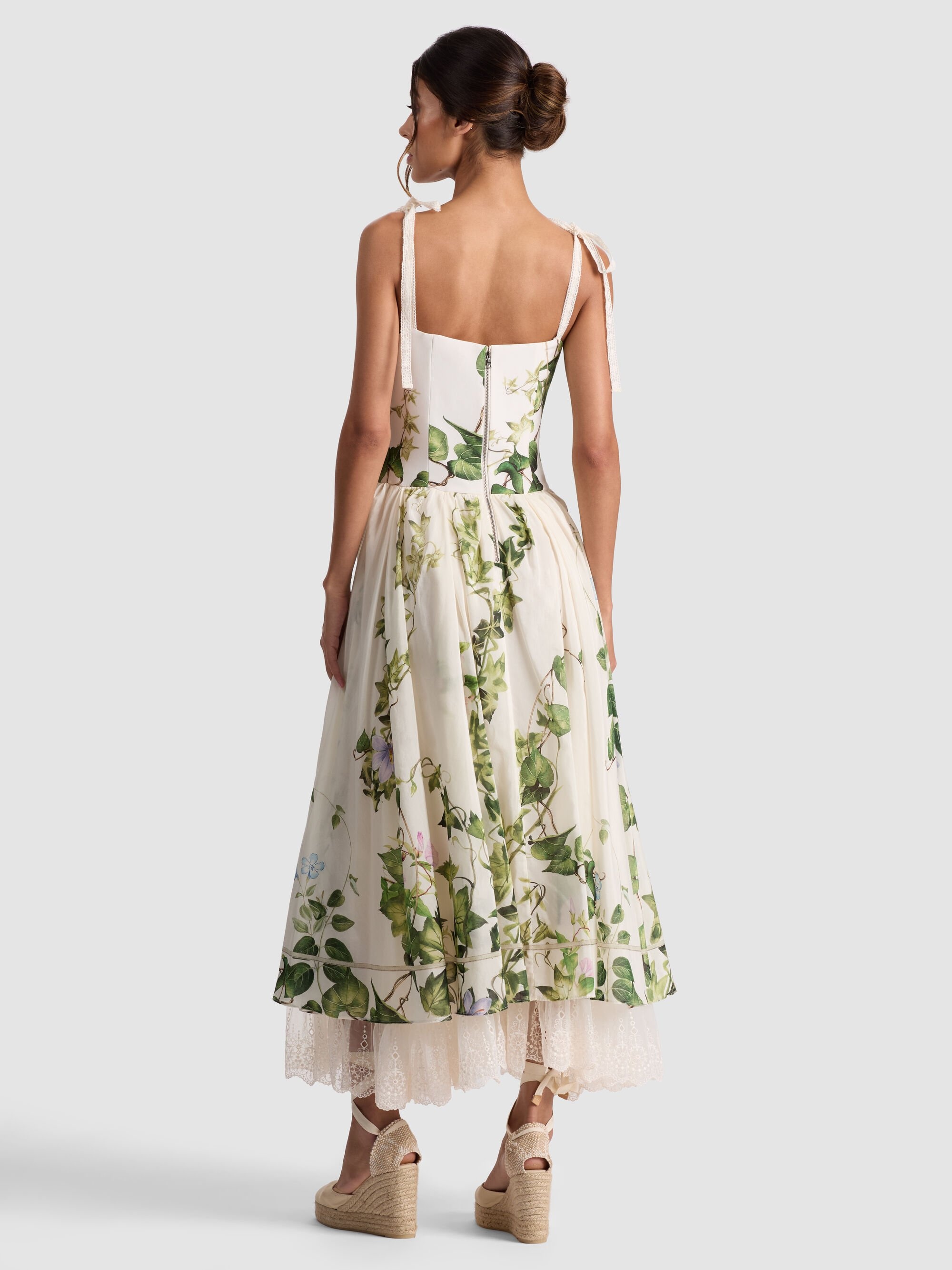 HAVEN FLARED MIDI DRESS - 5