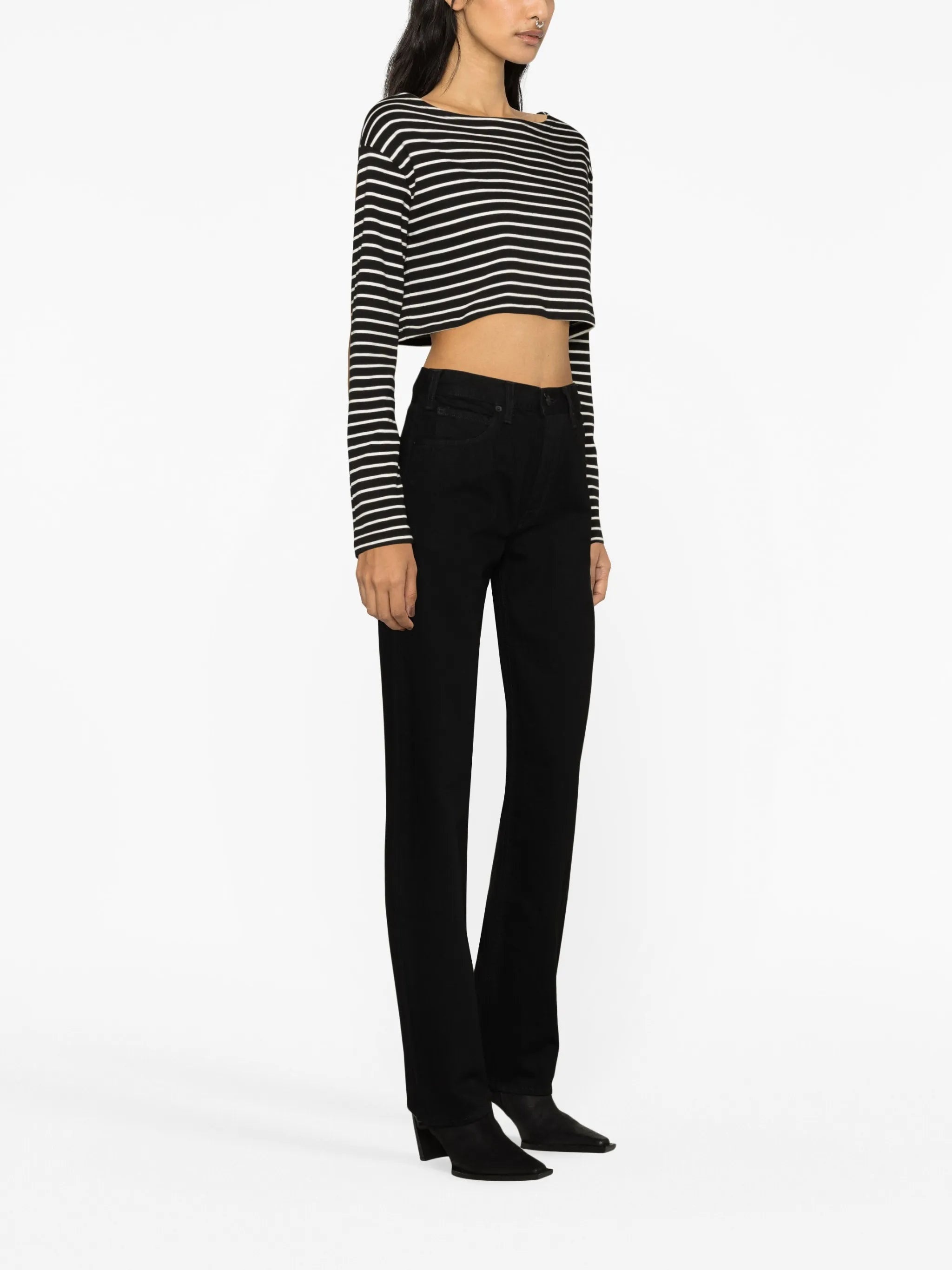 Smith Mid-rise Straight Jeans - 2