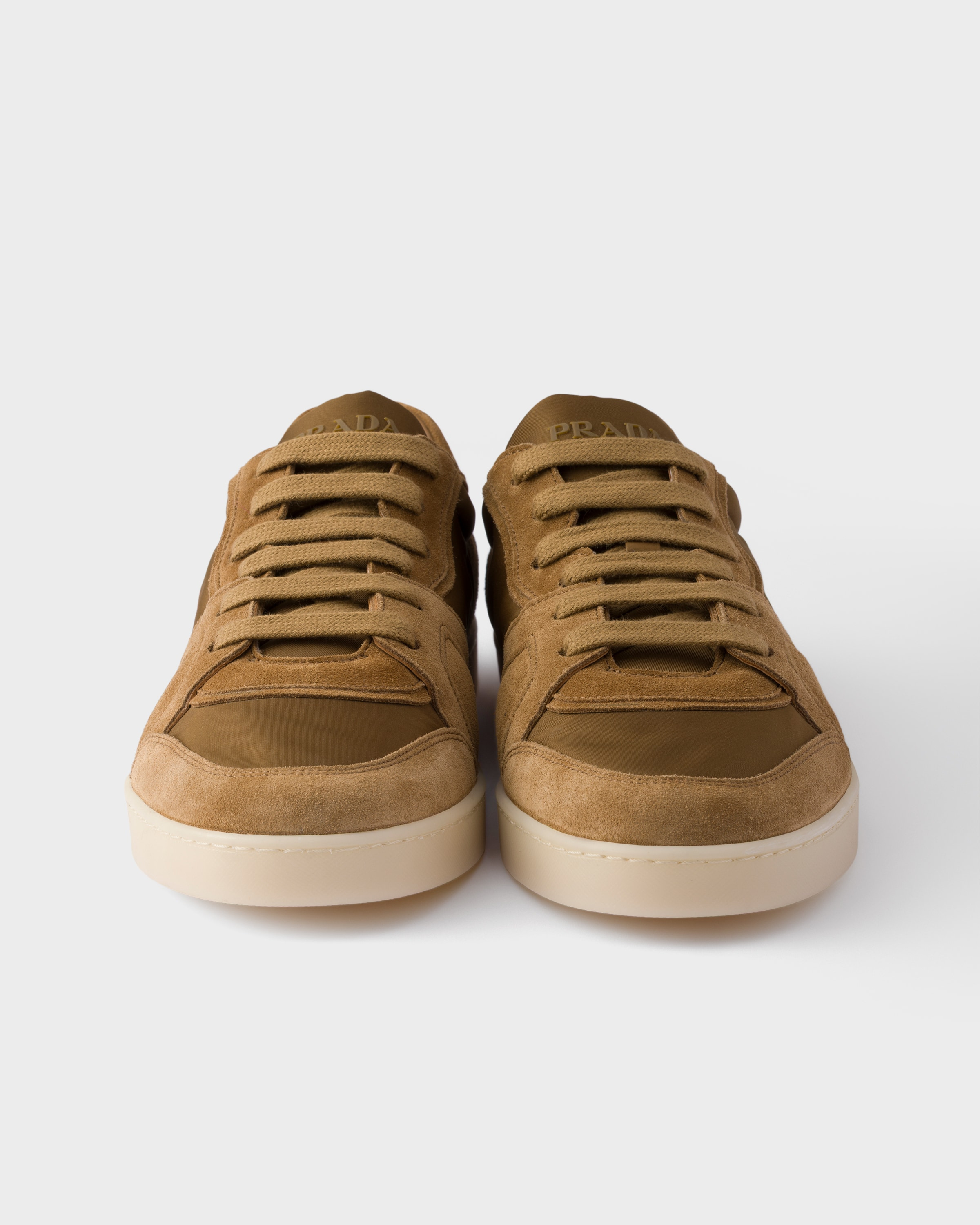 Suede and Re-Nylon sneakers - 5