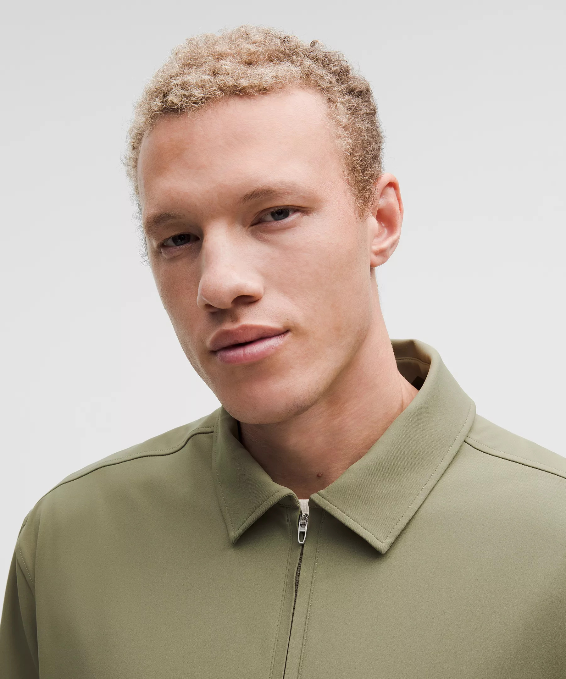 Daydrift Oversized Zip-Neck Polo Shirt - 4