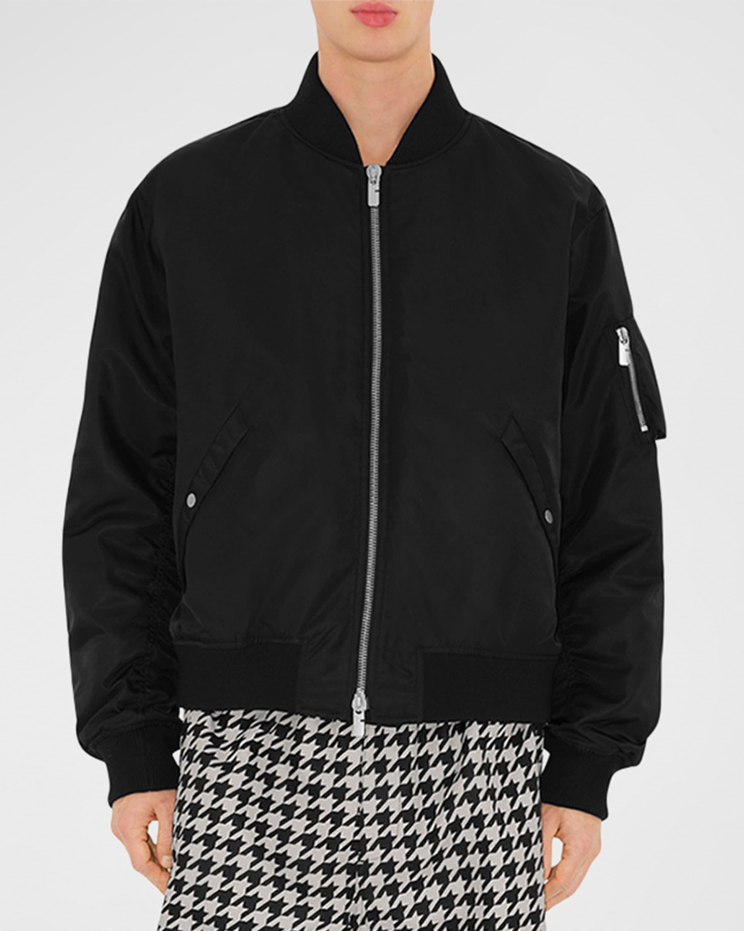 Men's Nylon Bomber Jacket - 2