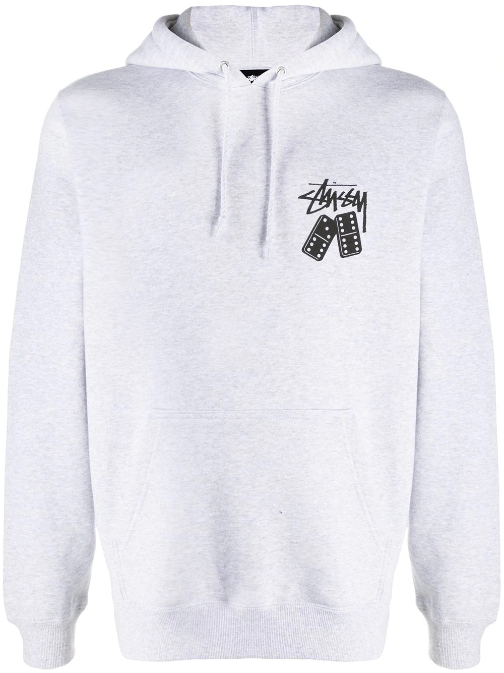 logo print hoodie  - 1