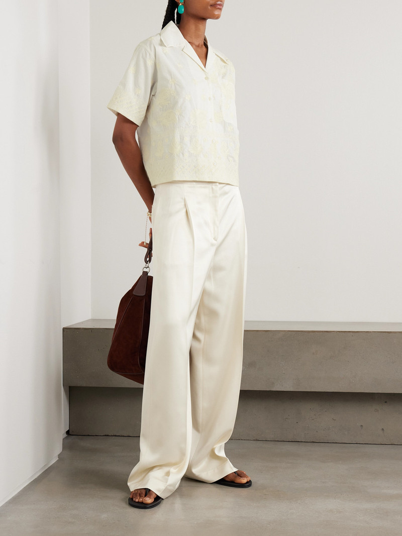 ALIX OF BOHEMIA Stevie Embroidered Cotton Shirt outlook