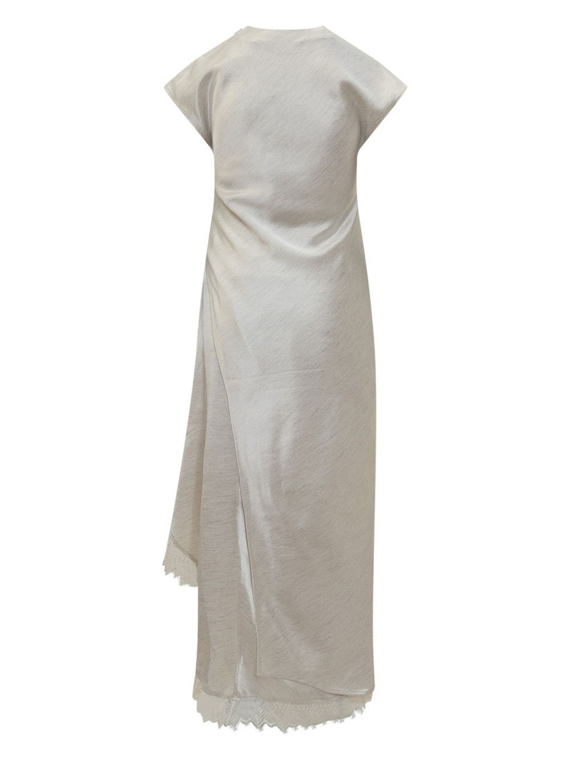 JW Anderson asymmetric layered maxi dress outlook